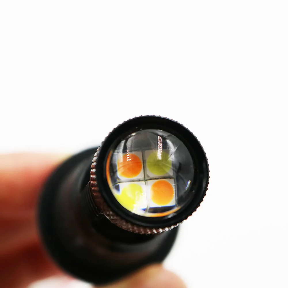 YSY 2 шт. Новые двухцветные 16SMD 3030 белые и янтарные T20 7440 светодиодные лампы для