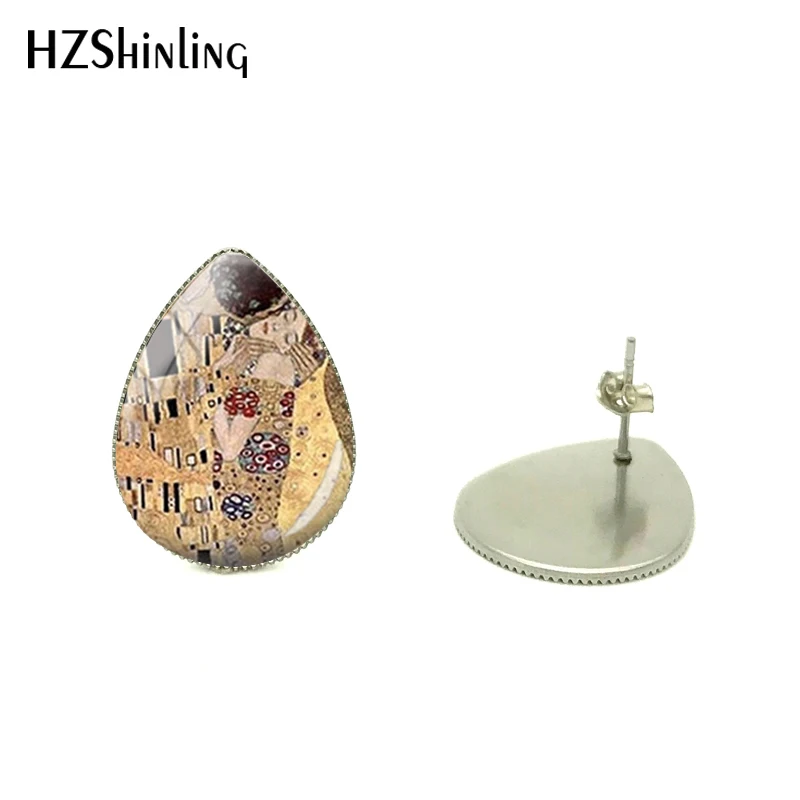 2019 Новая мода серьги Густав Климт слеза капля воды в форме Климта одежда для мамы