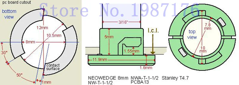 10 шт. авто светодиодный NW8 Стэнли T4.7 5050 1 SMD 12 в приборной панели кластер сигнальная