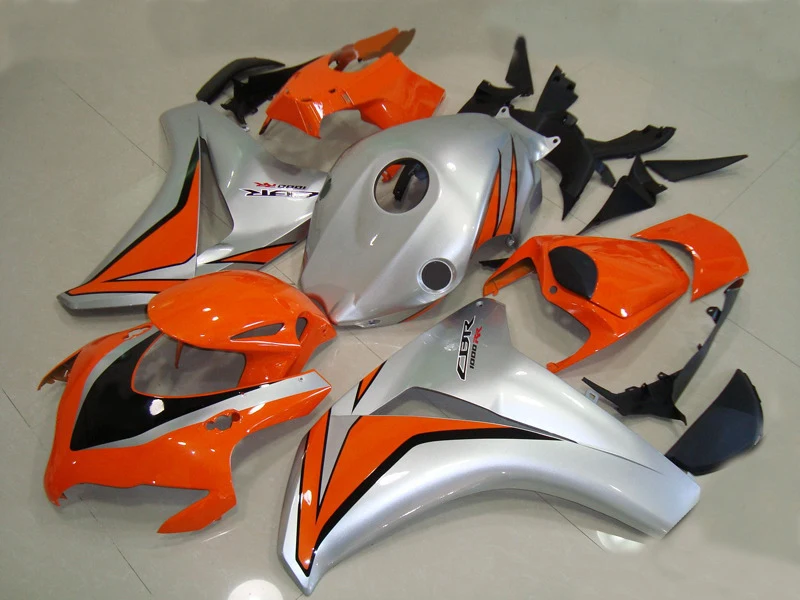Комплект обтекателей под давлением для HONDA CBR1000RR 08 09 10 11 CBR 1000RR 2008 2009 2011 ABS оранжевый