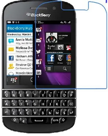 2 шт./лот HD фильм Прозрачный Протектор Экрана для Blackberry Z30 телефон Ясно Передняя
