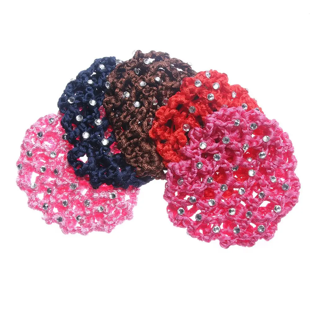 Женская повязка на голову Snood для волос балета танца катания коньках модные