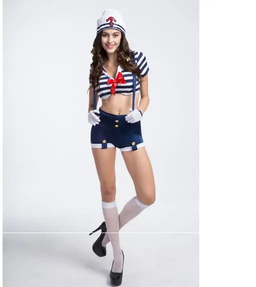

Sailor Costume Women Navy Costume carnival costume women For Halloween Cosplay Party Stage Show Navy Clothing