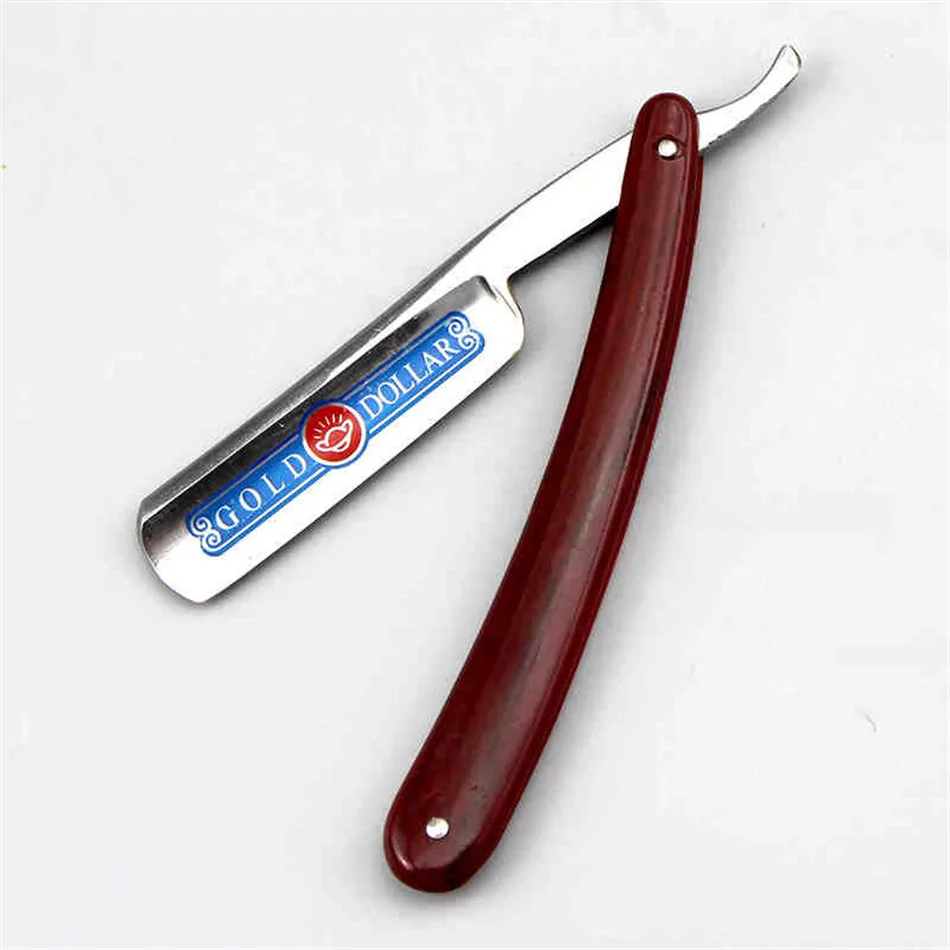 Бритвенный прямой нож для бритья против золотого доллара 200 складной мужчин