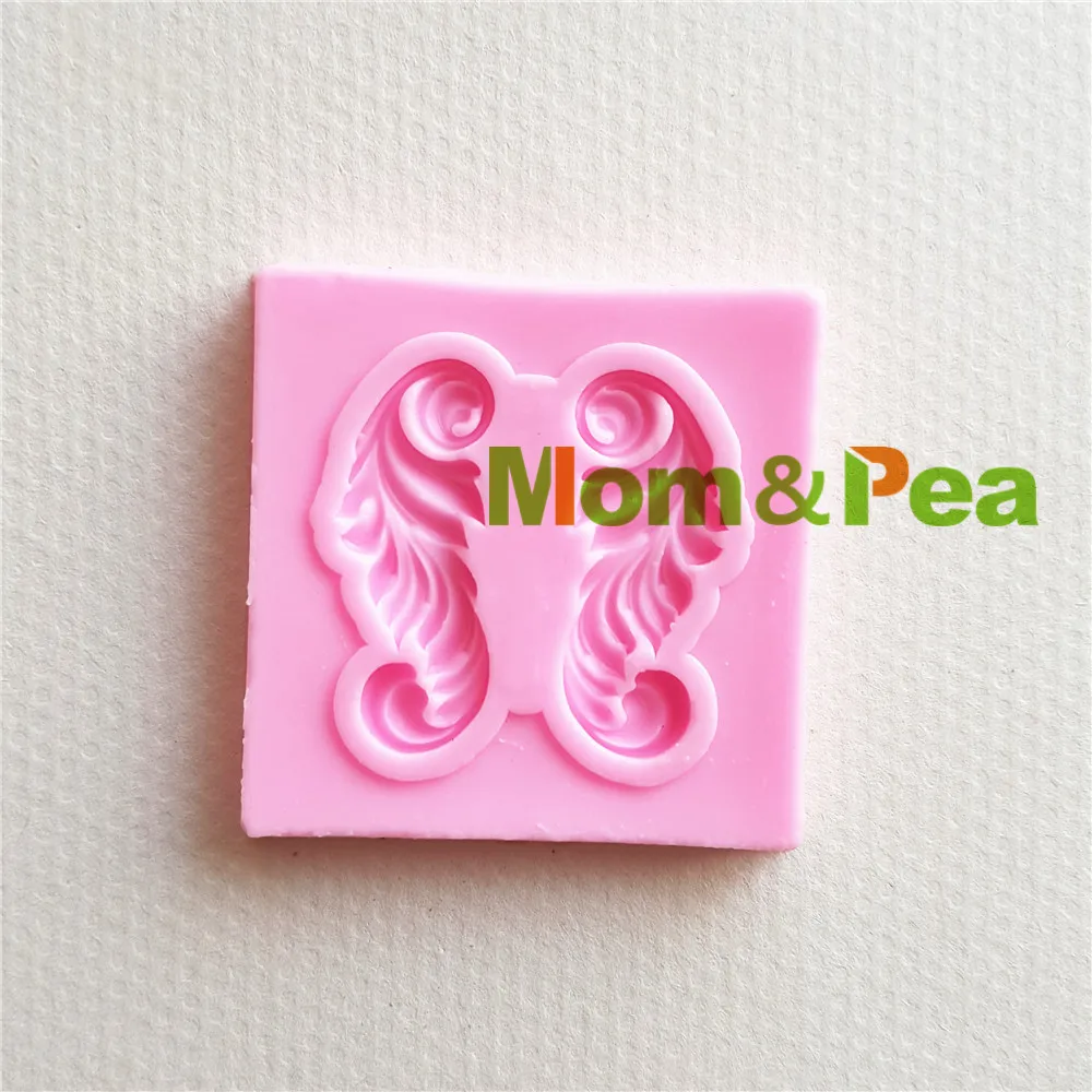 Mom & Pea MPA1676 силиконовая форма в форме деко для украшения торта помадка 3D мыла