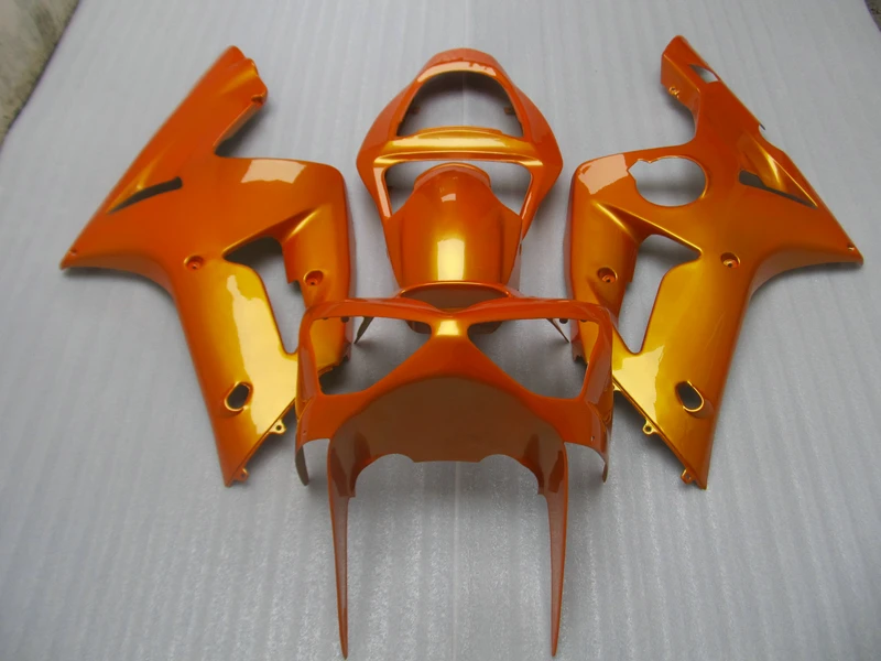 

Customize ABS Fairing kit for Kawasaki Injection NINJA ZX 6R 2003 2004 zx6r 03 04 all golden plastic fairings set HK21