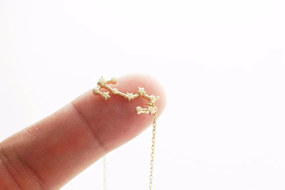 

Jinleansu Scorpio Constellation Necklace Zodiac Sign Birth Pendant Necklaces For Women Girl Birthday Gift Jewelry Collette