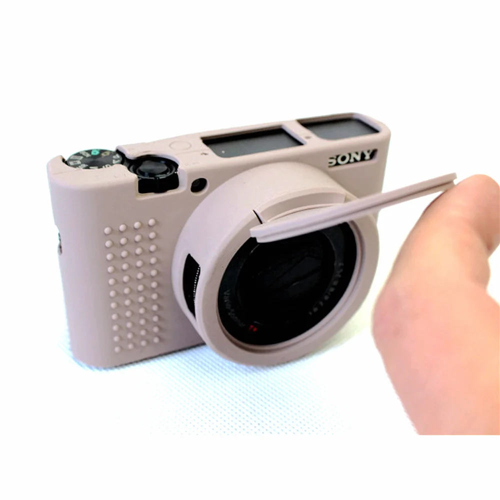 Чехол для камеры силиконовый мягкий чехол защитный Sony RX100M4 RX100M5 RX100 III IV V|rx100 iv|camera