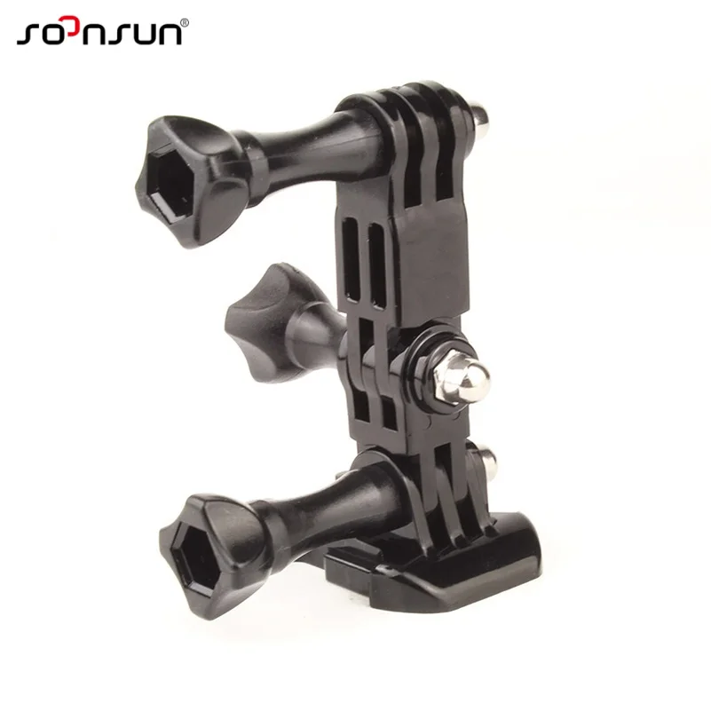 Изогнутый клейкий боковой адаптер SOONSUN для шлема GoPro Hero 7 6 5 4 SJCAM Xiaomi Yi аксессуары|for