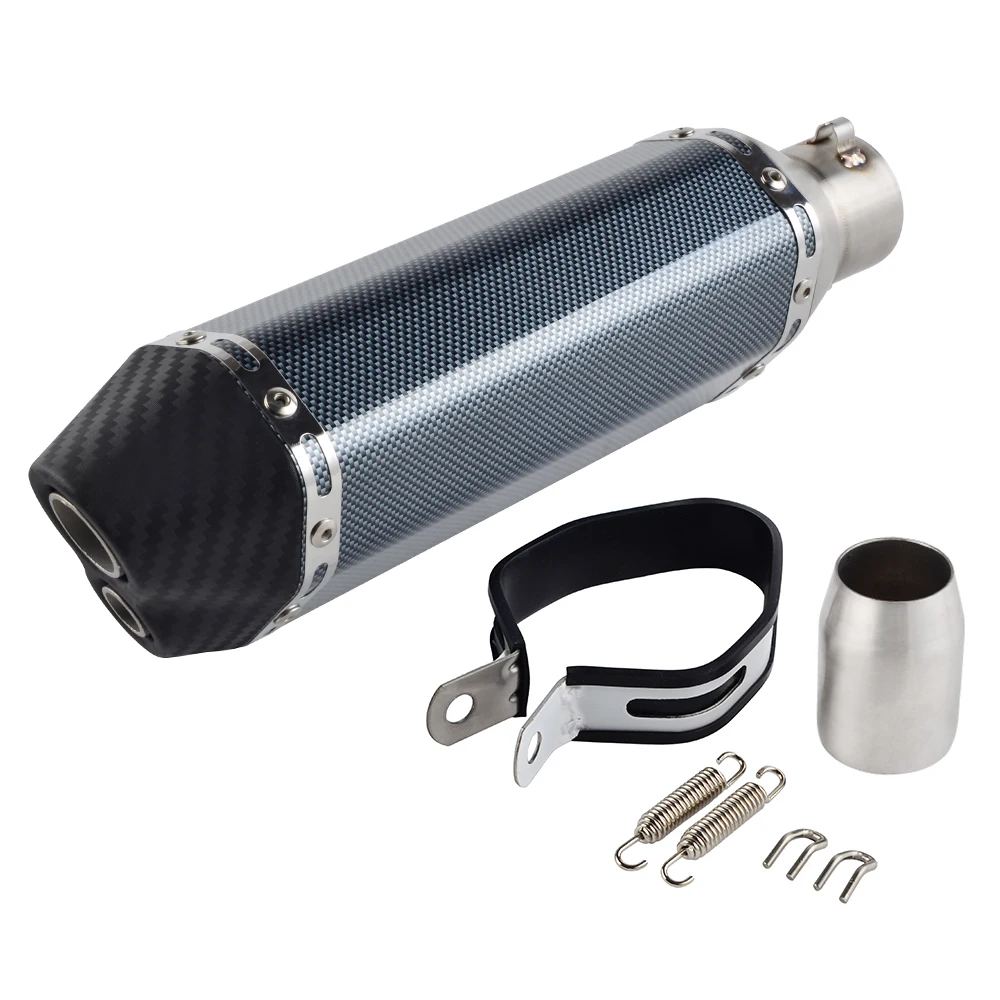 NICECNC 38 51 мм глушитель выхлопной трубы для KTM Honda CBR 600RR 1000RR Yamaha R1 R6 Suzuki GSXR 600 750 1000 Kawasaki