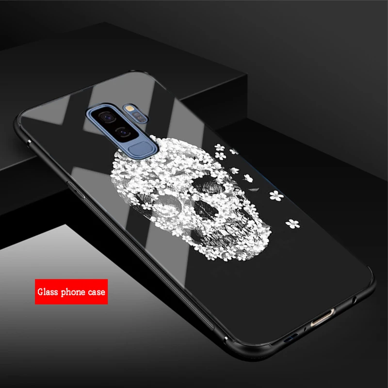 Чехол для телефона из закаленного стекла Samsung Galaxy A6 A6S A8 A8S J6 J8 2018 S8 S9 S10 PLUS NOTE 8 9