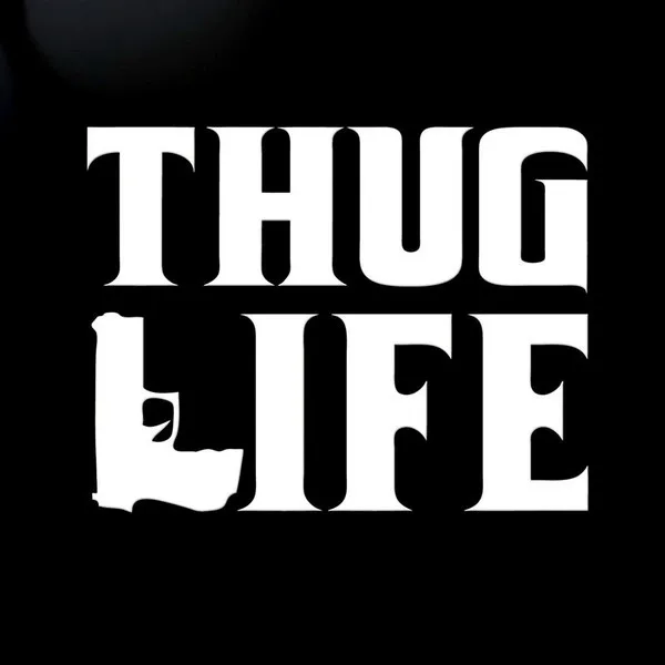 15 см хип-хоп Thug Life Street банды стикер автомобиля кузова s Наклейка на окно или дверь