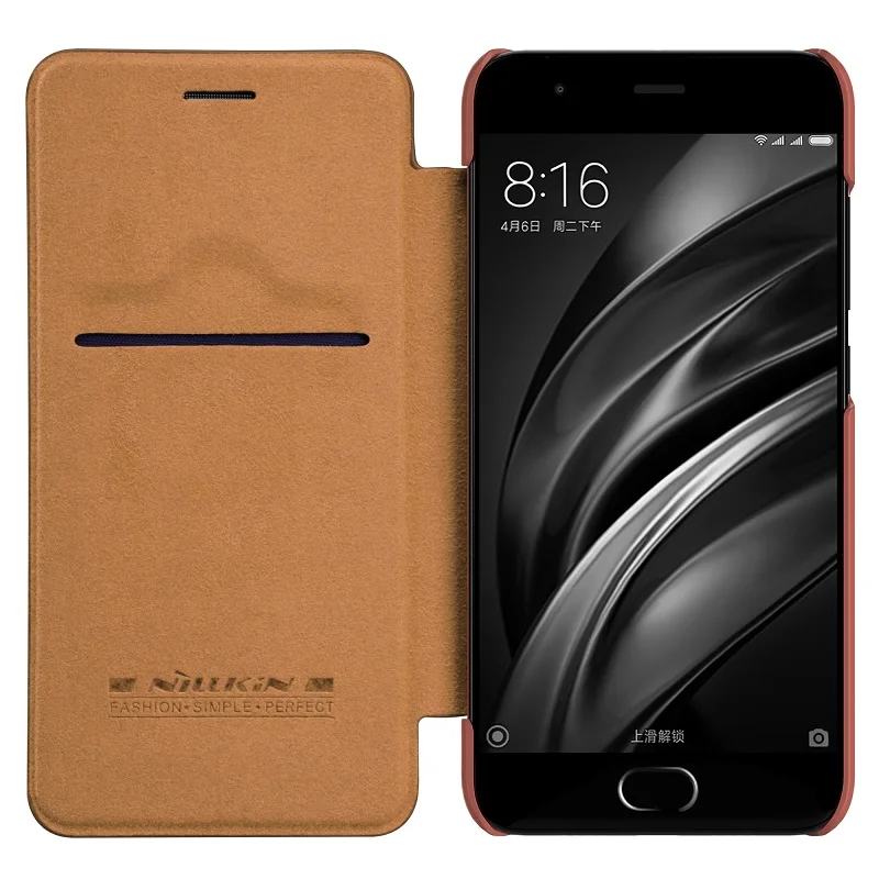 NILLKIN для xiaomi mi6 mi 6 Чехол 5 15 ''винтажный кошелек Флип pu кожаный твердый