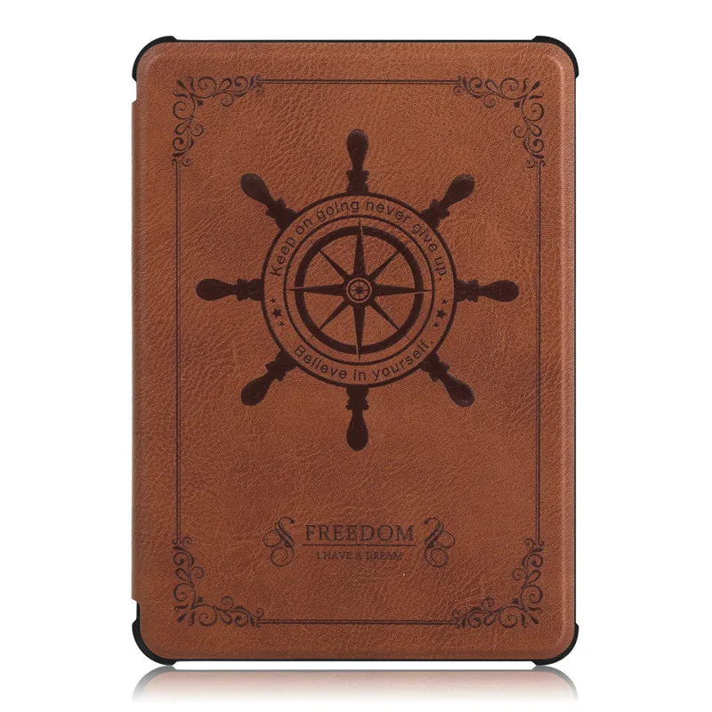 CD-Litht Brown Магнитный умный чехол для Amazon All-new Kindle 10-го поколения тонкий кожаный чехол-книжка для нового Kindle 10th 6 дюймов - Цвет: CD-Litht Brown