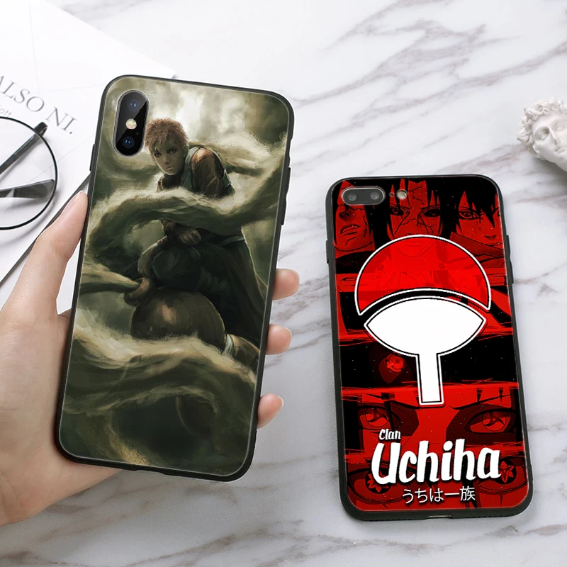 Рельефный силиконовый чехол с аниме наруто для iPhone 5 женский 6 6S Plus 7 8 11 Pro X XS Max XR |