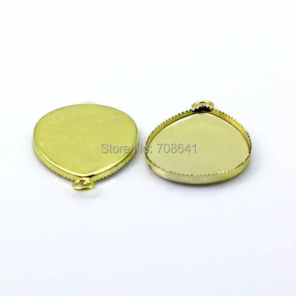 Пустые окантовки в форме слезы с подвеской петли параметры смолы аксессуары