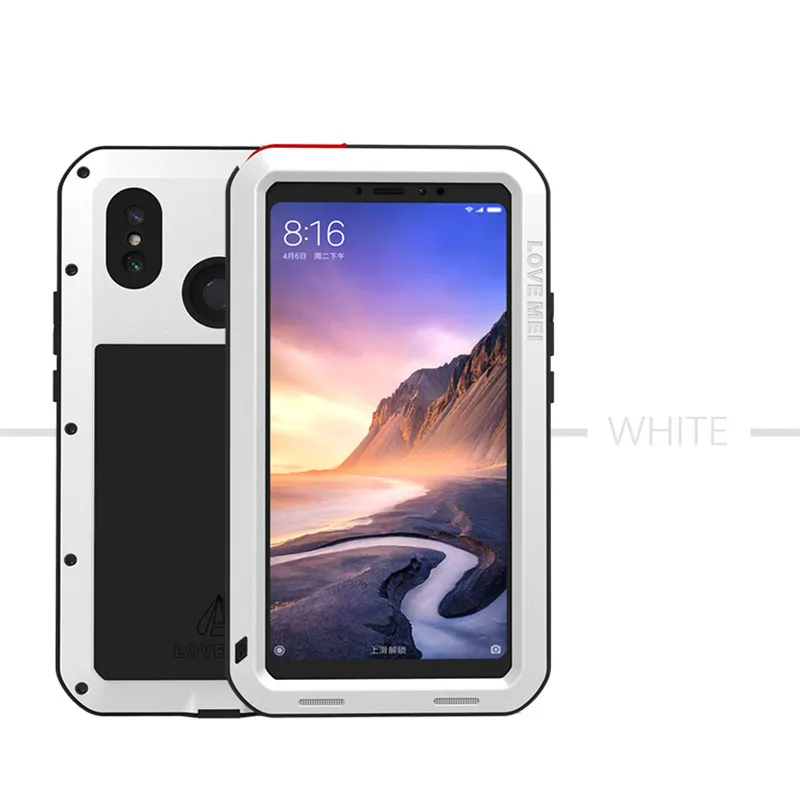 Чехол для Xiaomi Mi Max 2 3 Max2 Max3 металлический водонепроницаемый ударопрочный Mix 2s Mix2 |