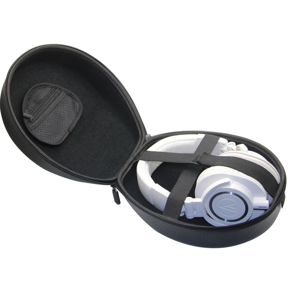 Чехол для наушников POYATU чехол Audio-Technica ATH-M20X Жесткий ANC70 ANC7BSVIS большой | Электроника