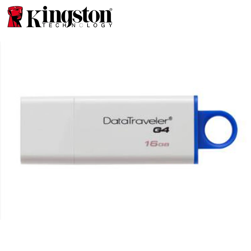 Флеш накопители Kingston USB 32 ГБ 3 0 8 Гб 16 Pendrive 64 128 DataTraveler G4 пластиковый пратичный