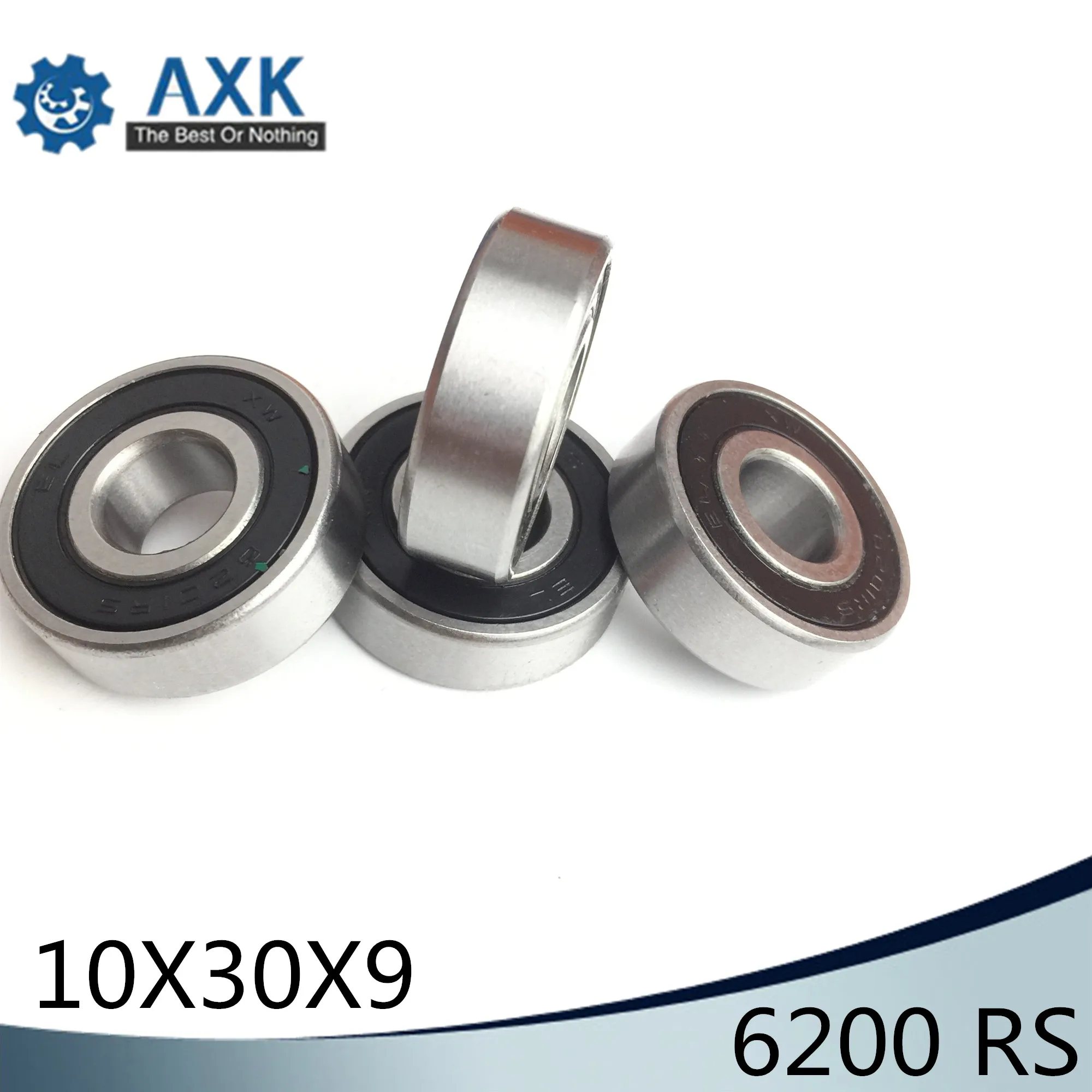 6200RS подшипник ABEC-3(8 шт.) 10x30x9 мм Глубокий паз 6200-2RS шарикоподшипники 6200RZ 180200 RZ RS 6200 2RS качество EMQ
