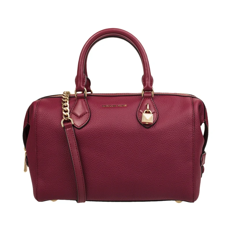 Майкл Корс Грейсон женская большая кожаная сумка 30F7GGYS3L - Цвет: Purplish red10211300