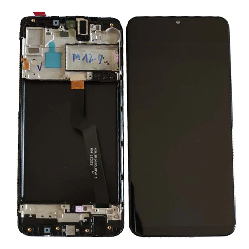 Без/с рамкой для Samsung Galaxy M10 2019 SM-105 M105F ЖК-экран + кодирующий преобразователь