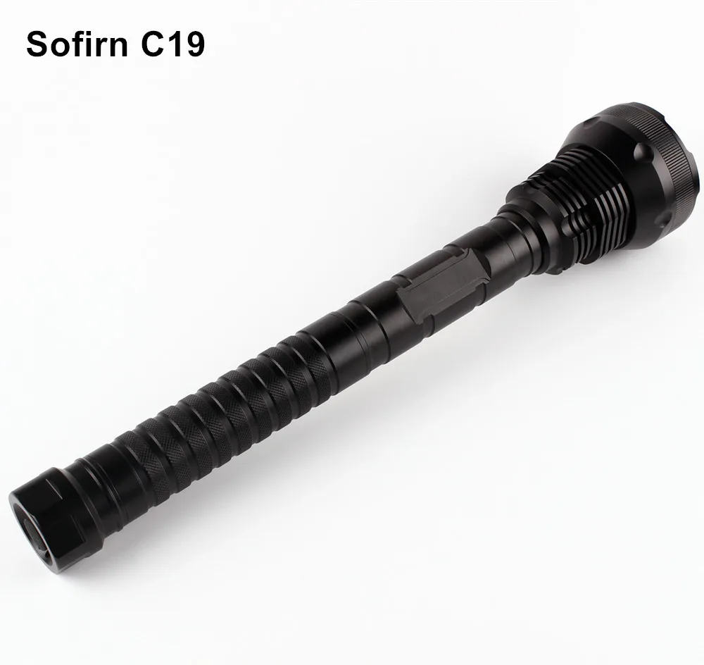Sofirn C19 мощный светодиодный светильник-вспышка 18650 Cree светодиодный фонарь светильник 1500 люмен военный тактический светильник для самообороны