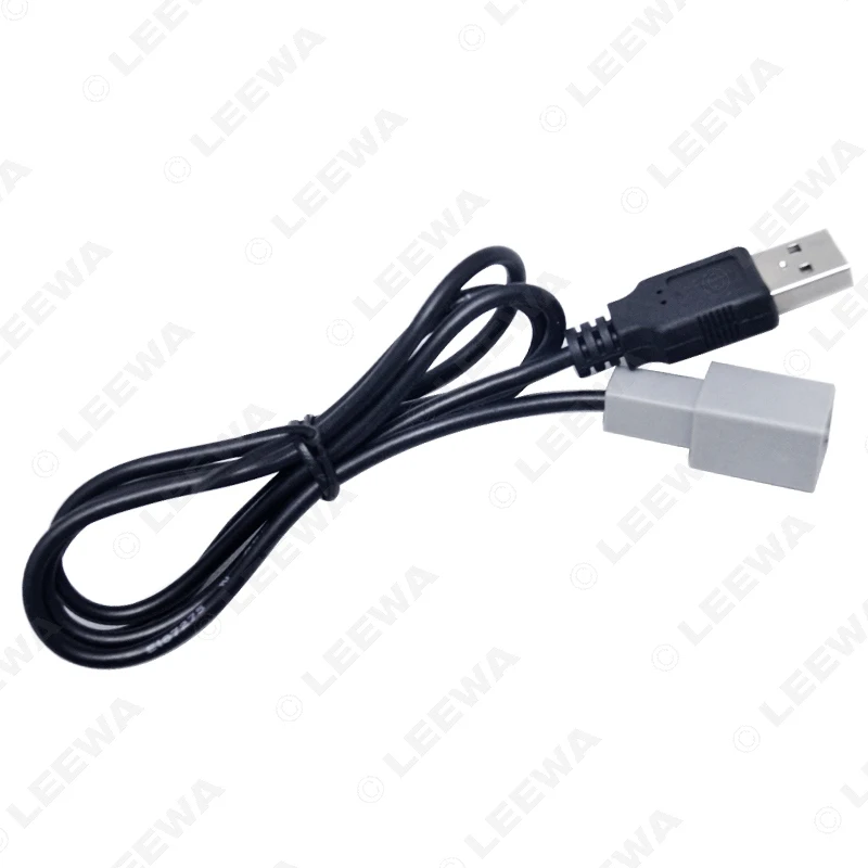 LEEWA 10 шт. автомобильные аудио части Женский USB кабель адаптер для LEXUS Toyota Camry Reiz RAV4