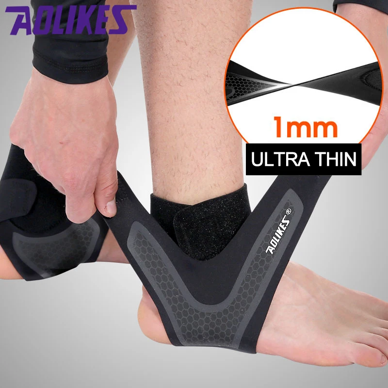 

1mm Ultra Thin Pro Sports Fitness Feet Wrap Protect Bandage Pressure Winding Ankle Foot Protector Guards Belt Bracer Gym Men