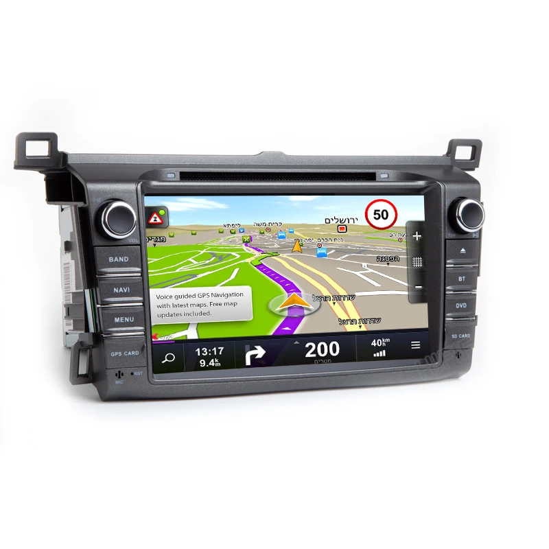 Автомобильный GPS-навигатор 8 дюймов DSP IPS 4G RAM Android 11 для Toyota RAV4 2013 2014 2015 DVD-плеер