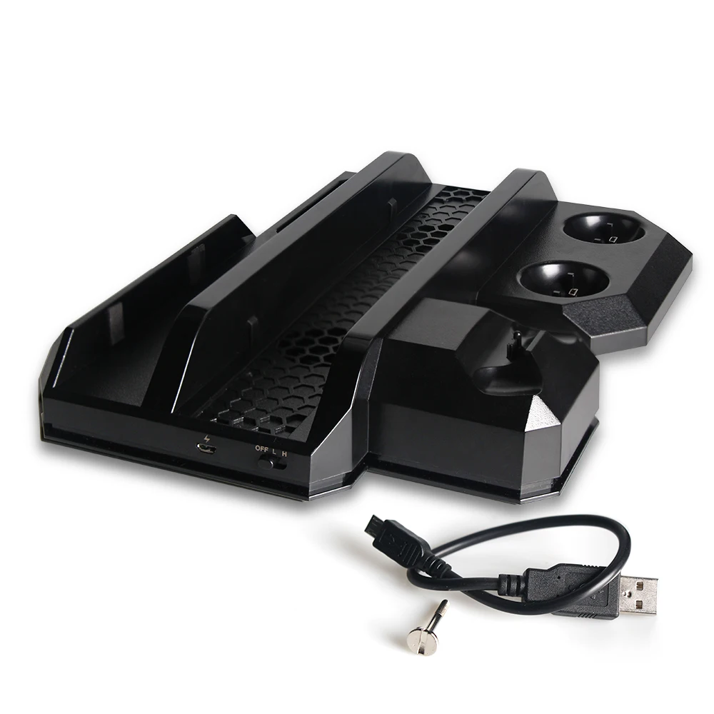 Вертикальная охлаждающая подставка для Sony PS4/PS4 Pro/PS4 Slim PS Move зарядная станция