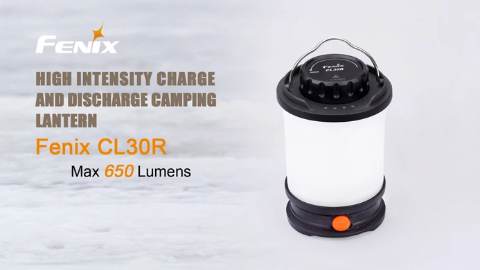 Fenix CL30R Camping light Max 650 Lumens Micro-USB rechargeable 3*18650 anti-glare camping lantern equipment lamp | Освещение