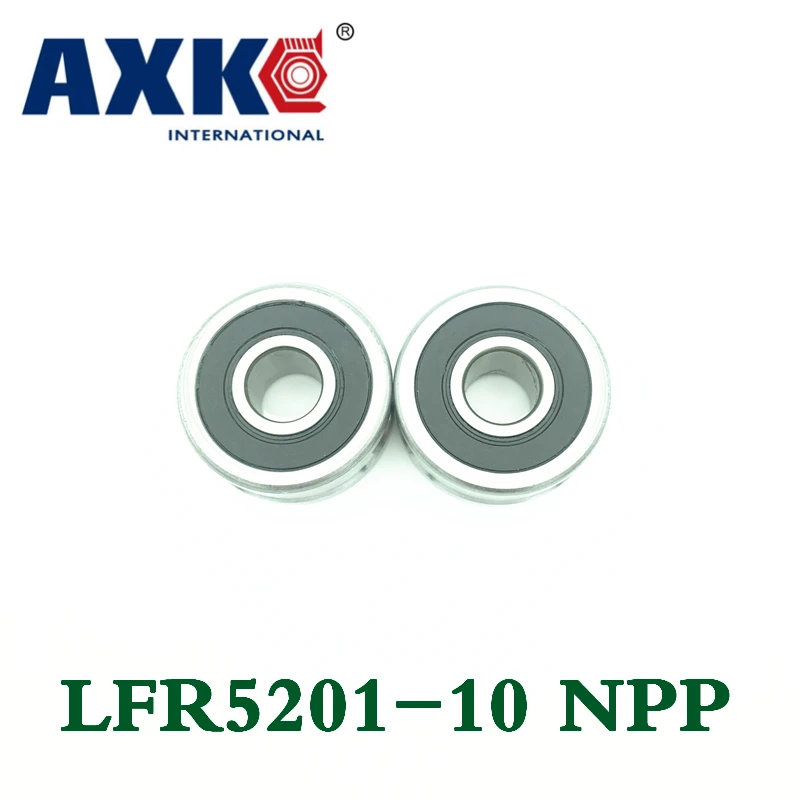 

Axk (1pcs) Lfr5201 Bearings Lfr5201-10 Npp U Groove Track Roller Bearings (rubber Seal)