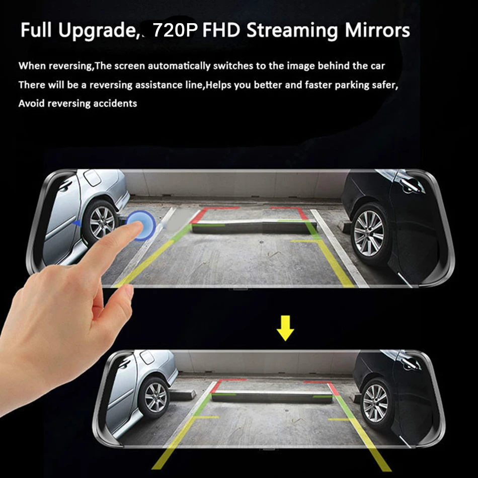 

ANSTAR 12V Rear View Camera No light Infrared Night Vision Backup Camera Fish Lens Waterproof Wide Angle for Andriod 3g 4g DVR