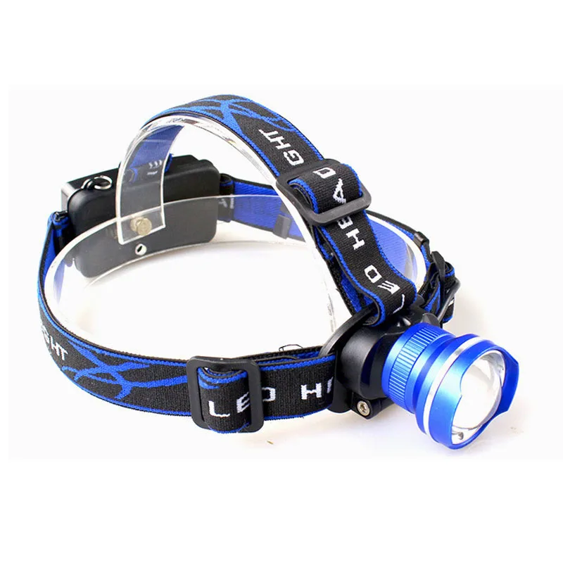 Налобный фонарь T6 светодиодный 2500лм с питанием от аккумулятора 18650|flashlight