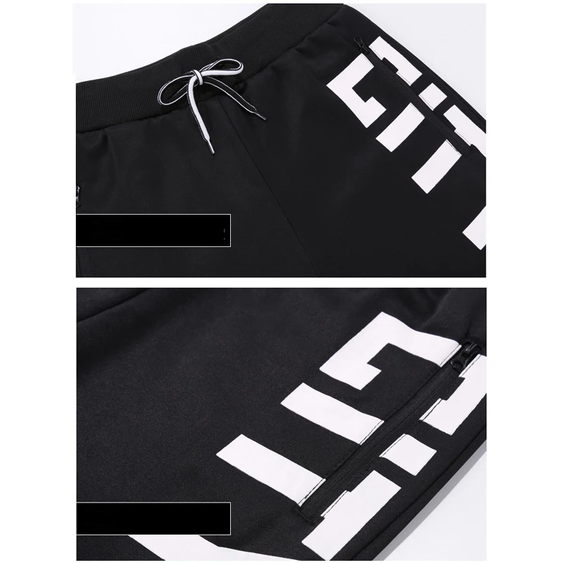 Комплект мужской спортивной одежды 2019 Весна Новые толстовки свитера большого