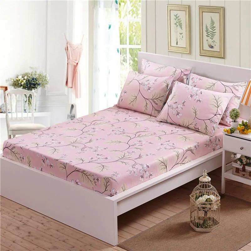 100% хлопок простыня натяжная покрывало Twin queen king size комплект русский размер 200/180x160