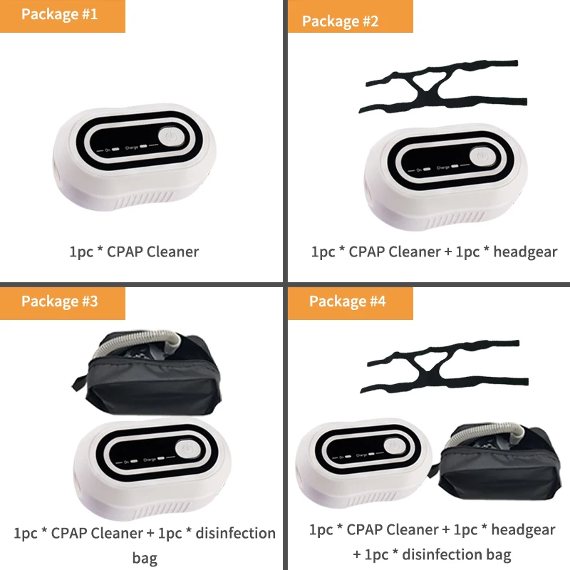 Перезаряжаемый вентилятор стерилизатор сипап apap автоматический CPAP BPAP дезинфектор 2000mAh апноэ сна OSAS анти храп