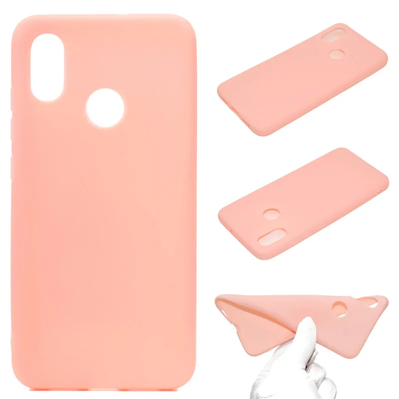 Силиконовый чехол для Fundas Huawei Y6 2019 карамельных цветов Prime мягкие чехлы телефона