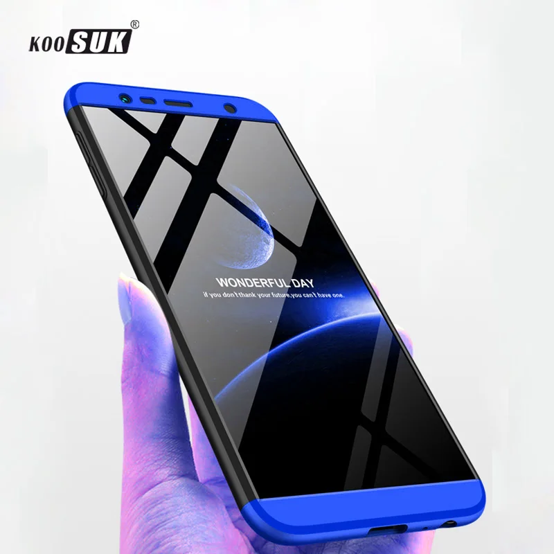 J4 2018 чехол для Samsung Galaxy Prime Роскошный 3 в 1 полная защита Матовые чехлы Plus
