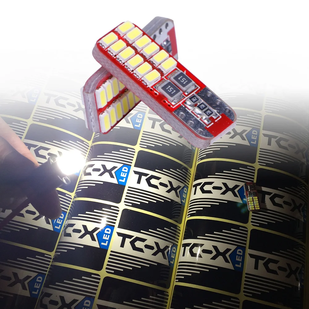 TC X 2 шт. оптовая продажа W5W T10 автомобильный светильник светодиодный лампочка 6000K