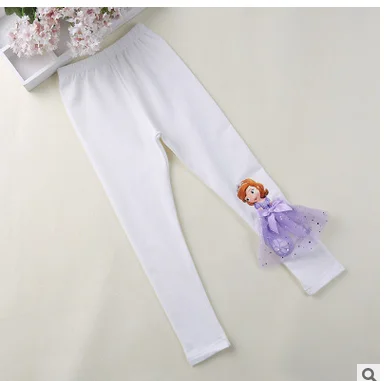 pants-1 Топы для маленьких девочек, детская мультяшная Принцесса София, принт 3D, вышивка, весна-осень, футболка с длинным рукавом, Camiseta, футболки - Цвет: pants-1