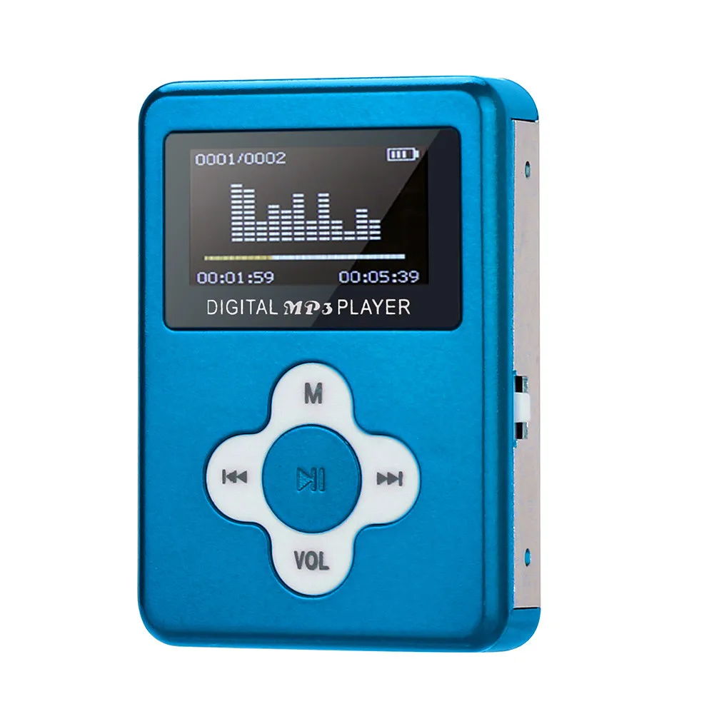 HIPERDEAL Мини MP3 плеер с ЖК-экраном Поддержка 32 ГБ Micro SD TF карта декодер ПК вставка usb зарядка MP3-плеер AP28D D10