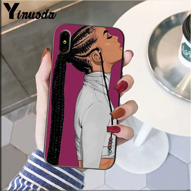 Yinuoda черные чехлы для телефонов Apple iPhone 8 7 6 6S Plus X XS MAX 5 | Мобильные телефоны и