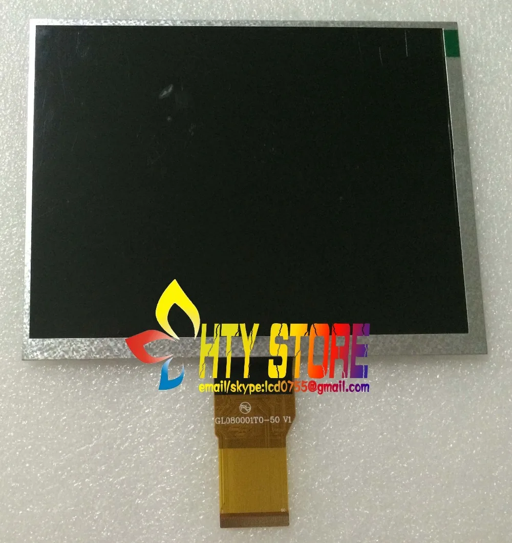 Оригинальный и новый 8-дюймовый ЖК-дисплей дисплей gl080001t0-50 V1 для Ньюман T9 monokaryon