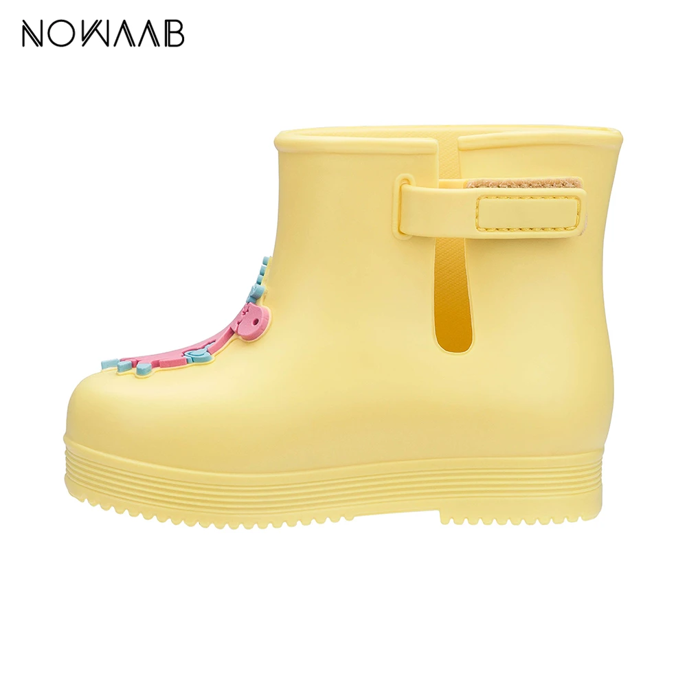 Мини Melissa Boot Anglomania Unicorn оригинальные прозрачные сандалии для девочек детские сандалии детская пляжная обувь для малышей резиновые сапоги