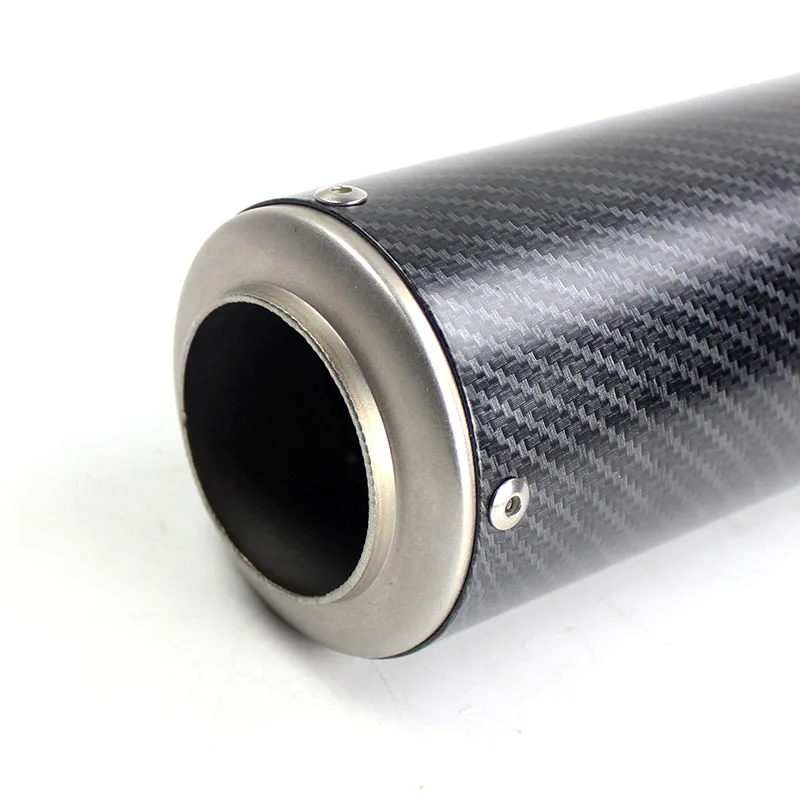 Выхлопная труба Akrapovic для мотоцикла 51 мм Универсальный SC из углеродного волокна