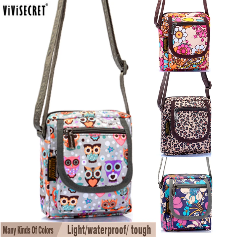 Женская маленькая сумка мессенджер водонепроницаемая многослойная Сумка с