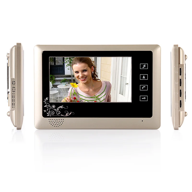 Free Shipping! 7 Inch Video Door Phone Doorbell Intercom System Kit 1-Camera 1-Monitor Night Vision | Безопасность и защита