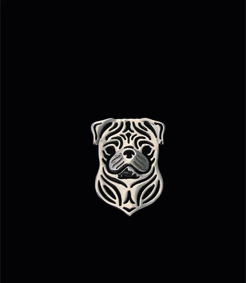 Модная брошь в виде мопса с Заколкой на лацкан для мужчин и женщин|brooches wholesale|wholesale